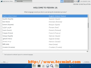 XFCE Language Selection