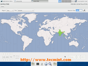 XFCE Timezone Selection