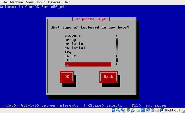 CentOS 6.10 Keyboard Layout