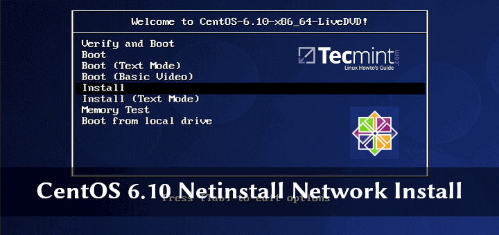 CentOS 6 Network Install Guide