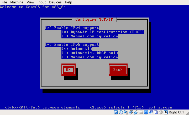 CentOS 6.10 TCP/IP Configuration