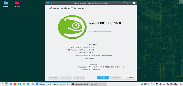 OpenSuse Leap 15.0 Installation Guide