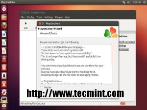 PlayOnLinux License Agreement