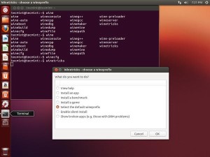 Start Winetricks in Ubuntu