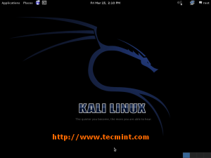 Kali Linux GNOME Desktop
