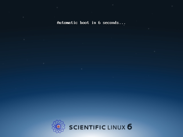 Boot Scientific Linux DVD