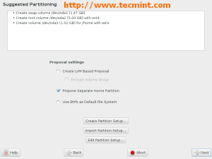 OpenSuse File System Partitioning