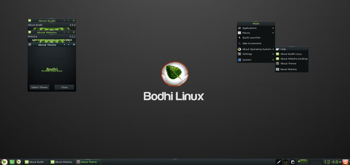 Bodhi Linux Distro