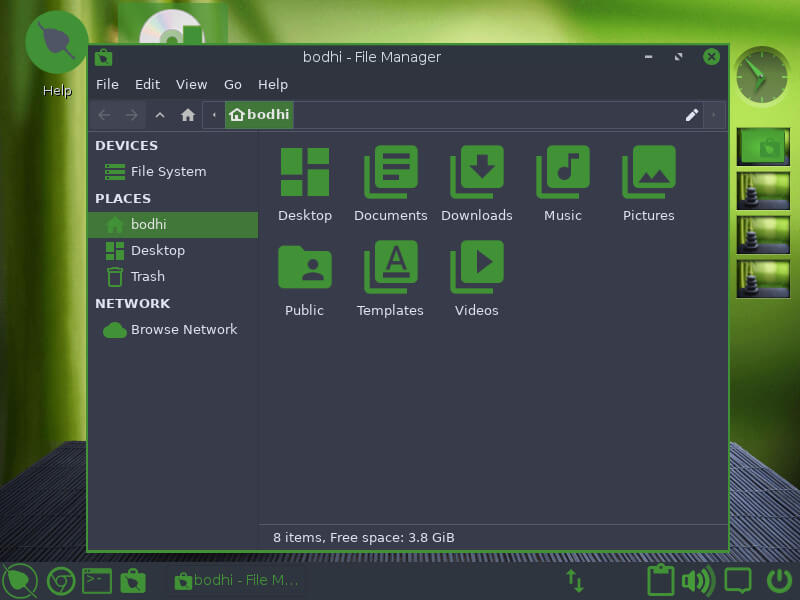 Bodhi Linux File Manager