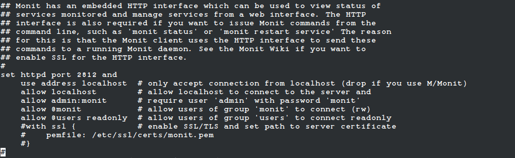 Configure Monit in RHEL