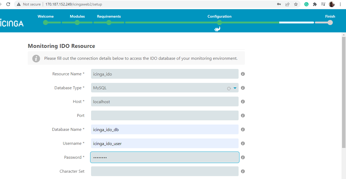 Icinga2 IDO Database Module