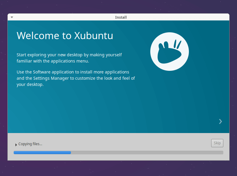 Instalación del sistema Xubuntu