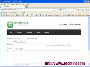 PointSMS Web Portal