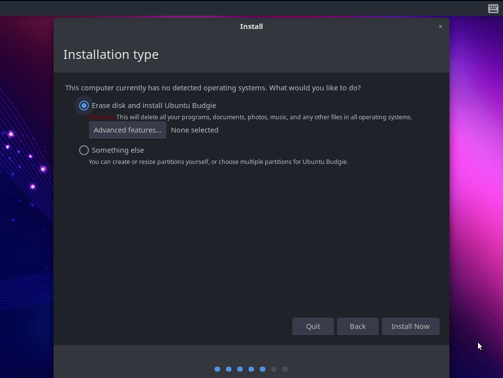 Ubuntu Budgie Install Drive