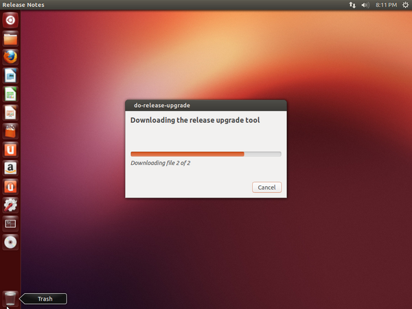 Downloading Upgrade Tool