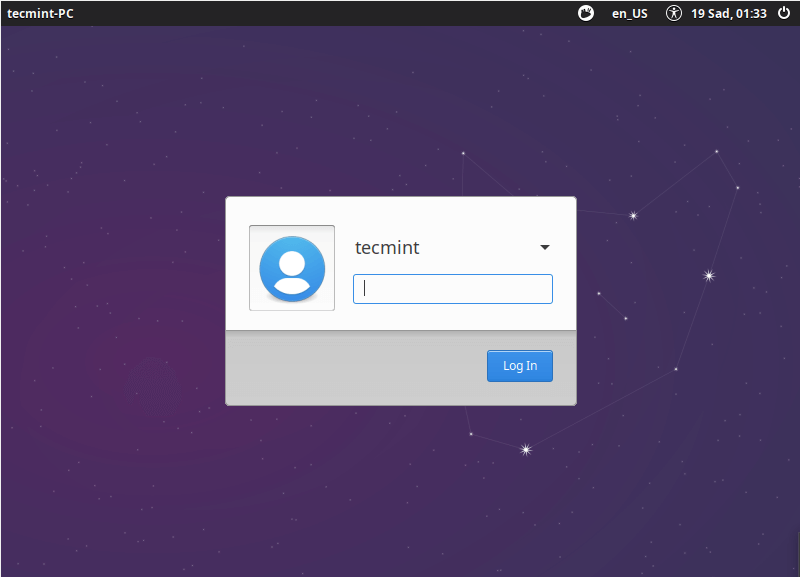 Xubuntu User Login