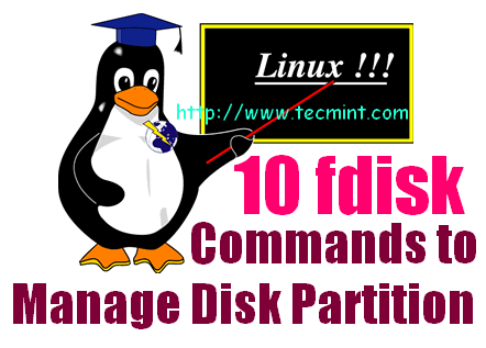 fdisk command examples