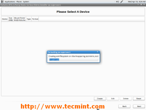 Format filesystem partitions