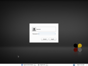 Fuduntu Login Screen