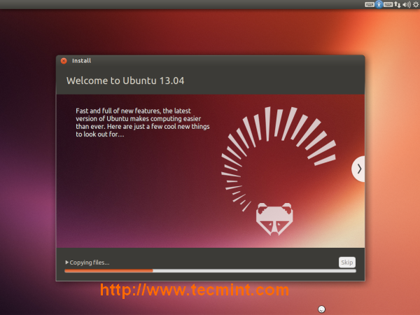 Copying Ubuntu 13.04 Files