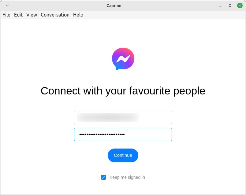 Caprine - Facebook Messenger for Linux Desktop