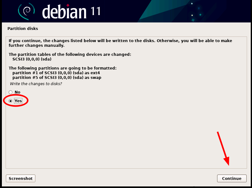 Debian 11 Disk Changes