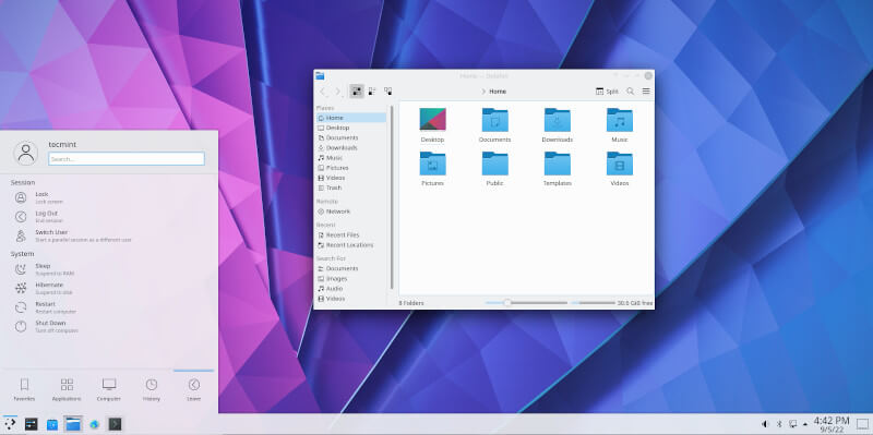 Debian 11 KDE Plasma Desktop