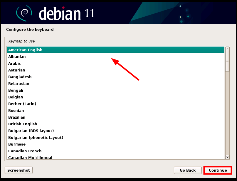 Debian 11 Keyboard