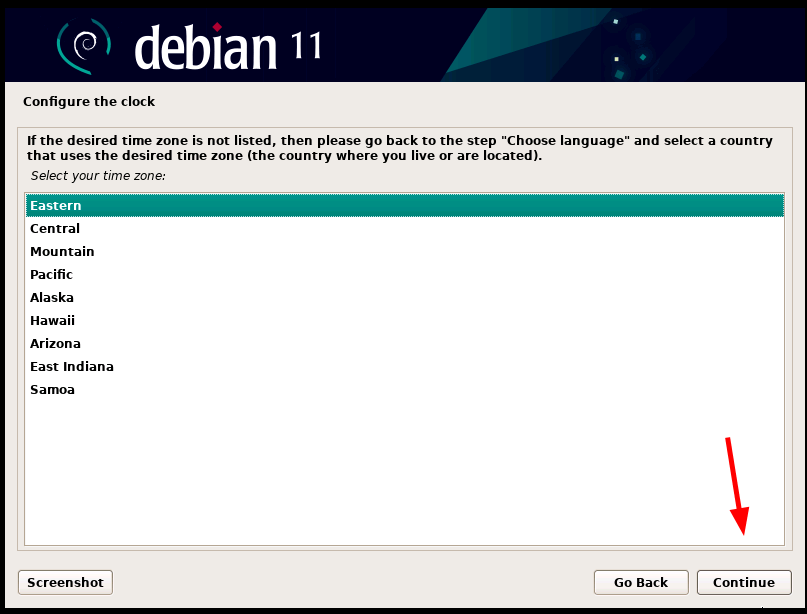 Set Debian Timezone