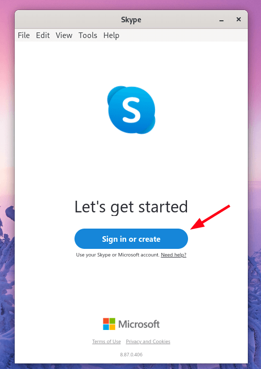 Skype Sign-In