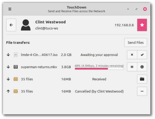 Warpinator Share Files Across LAN Network