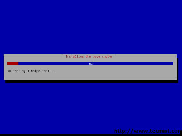 Debian 7.0 Installing Base System
