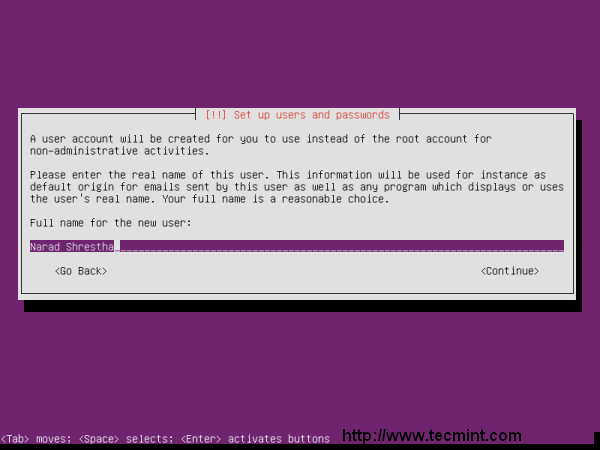 Ubuntu 13.04 User Creation