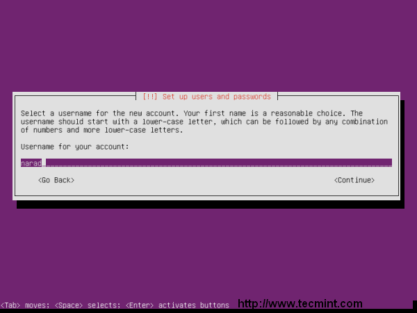 Ubuntu 13.04 User and Password 