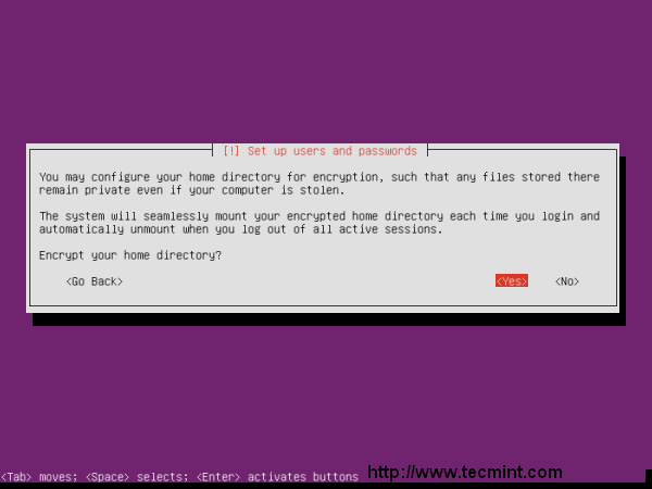 Cifrado de directorio de inicio de Ubuntu 13.04