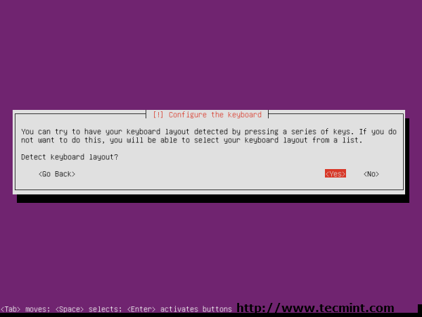 Selección de teclado de Ubuntu 13.04
