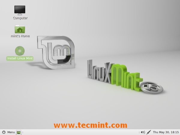 Install Linux Mint 15 to Hard Drive