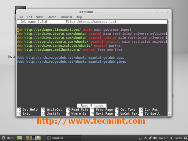 Actualización de Linux Mint 14 a 15