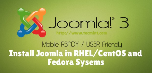  Instalar Joomla en CentOS RHEL Fedora 