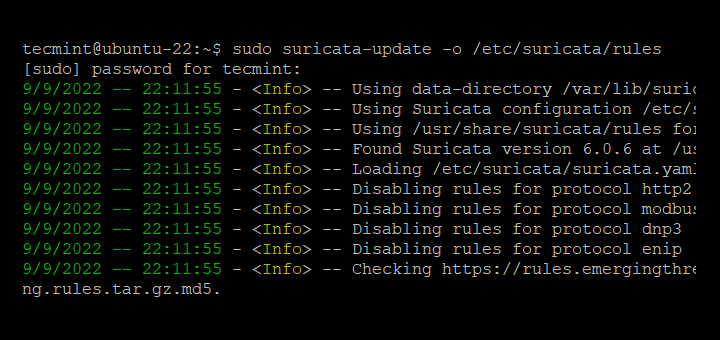 Install Suricata Intrusion Detection Tool in Linux