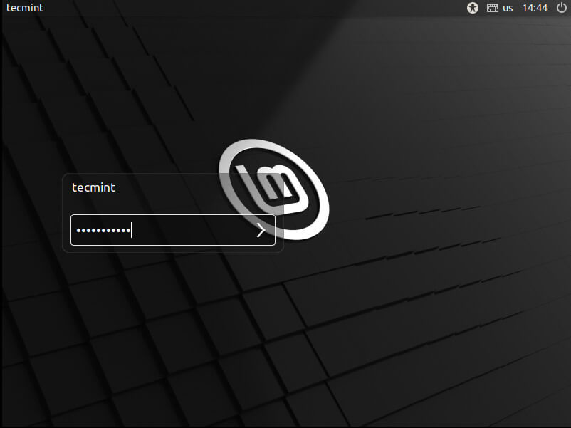 Linux Mint 21 XFCE Login