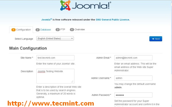Joomla Installation