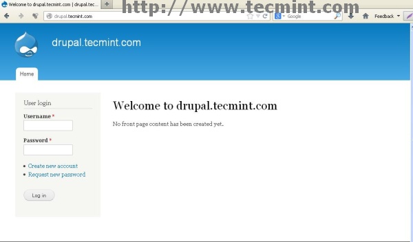 Drupal Login Administration