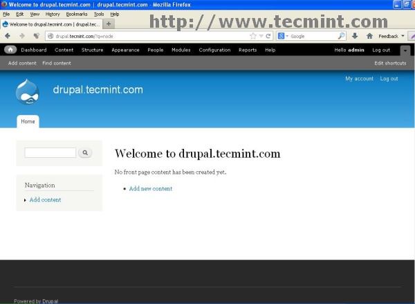 Drupal Dashboard