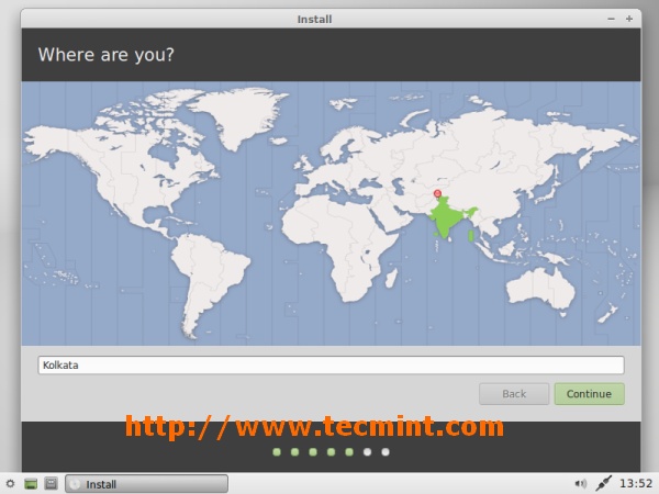 Select Regional Settings
