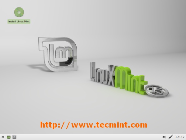 Linux Mint Live Xfce Desktop