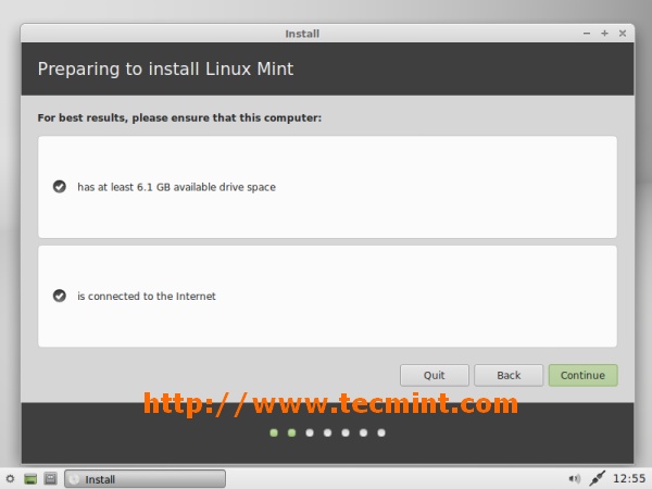 Preparing Xfce Installation