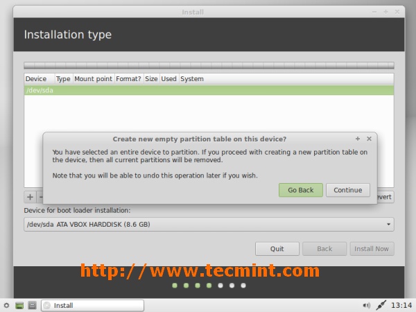 Create New Partition