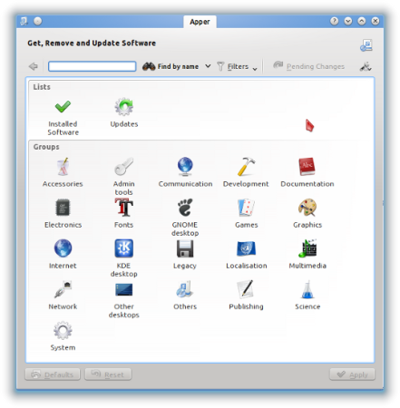 Apper Add Remove Software