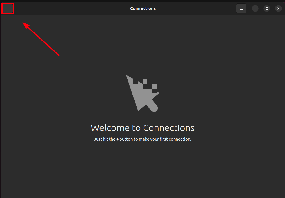 Create New GNOME Connections
